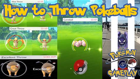 How to throw pokeballs properly in Pokemon Go - YouTube