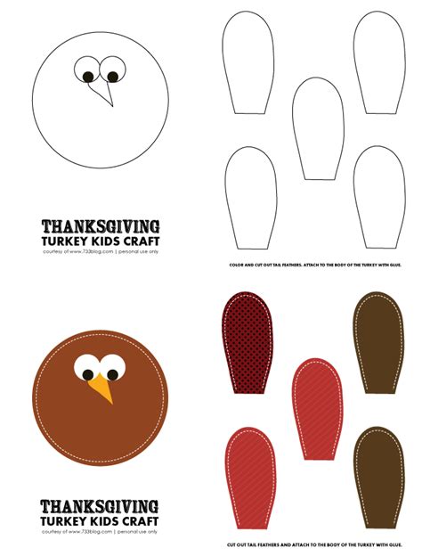 Turkey Craft Printable