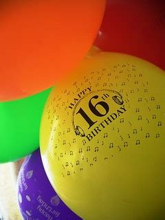 16th Birthday Balloons | It was my Son's 16th Birthday today… | Flickr