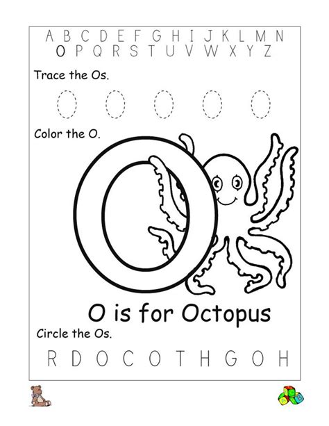 Letter O Worksheets For Preschool