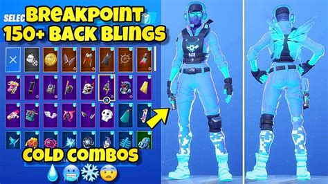 NEW "BREAKPOINT" SKIN Showcased With 150+ BACK BLINGS! Fortnite BR ...