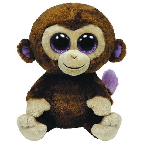 TY Beanie Boos - COCONUT the Monkey (Glitter Eyes) (Medium Size - 9 inch): BBToyStore.com - Toys ...