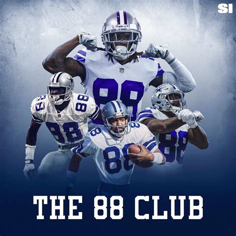 88 Days until Cowboys Football! Here’s a pic of the 88 club with its newest member CeeDee Lamb ...