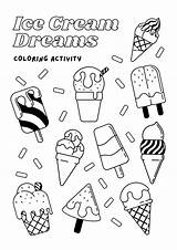 Ice Cream Parlor Coloring Pages sketch template