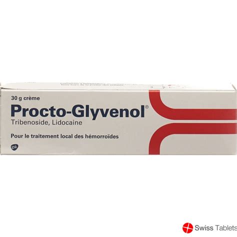 Buy online Procto Glyvenol Creme 30g at SWISS TABLETS