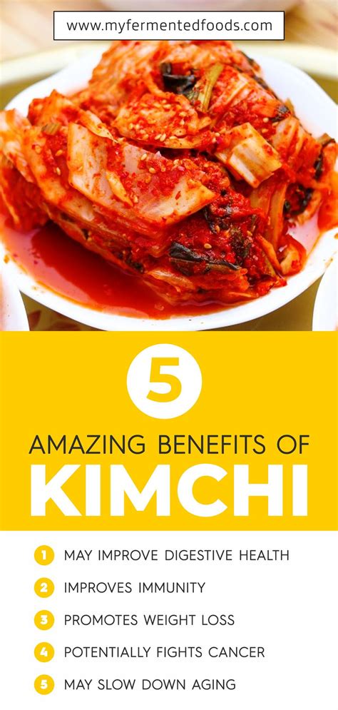 Kimchi has a number of benefits including the potential to improve ...