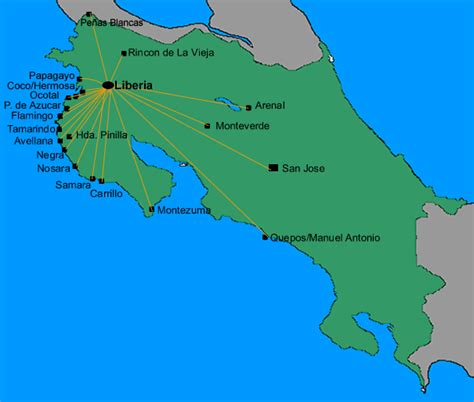 Discovering The Hidden Gems Of Liberia, Costa Rica - Map of Counties in ...