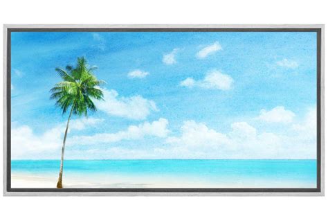 Elevate Your Space with Tropical Beach Panorama Canvas Wall Art Print ...