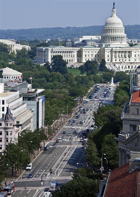 Pennsylvania Avenue - Washington Dc Photograph by Brendan Reals