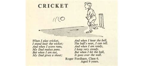 Poems About Cricket Sport