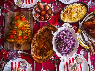 Australian Christmas Food dinner menu