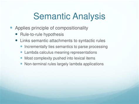 PPT - Semantic Analysis PowerPoint Presentation, free download - ID:2115595