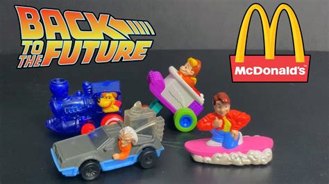 Fast Food 1991 McDonalds Back to The Future Happy Meal Toys Complete ...