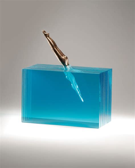 New Sculptures by Ben Young Transform Hand-Cut Glass into Aquatic ...