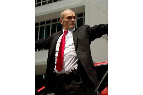 Hitman Agent 47 Suit | Rupert Friend Black Outfit and Tie