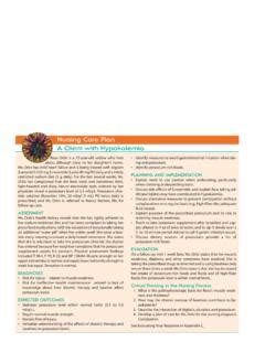 Nursing Care Plan A Client with Hypokalemia / nursing-care-plan-a-client-with-hypokalemia.pdf ...