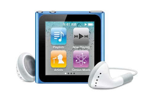 New Redesigned iPod Nano with Multi-Touch Interface Unveiled