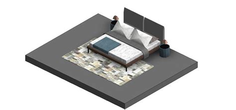 Modern Furniture in Revit | Revit Modern Bed Models - TEST.CADNEEDS