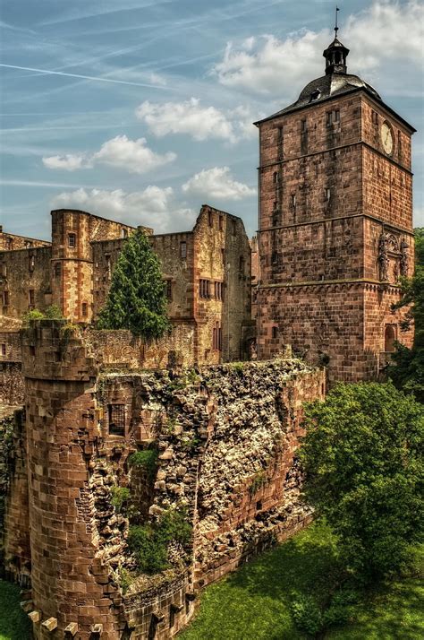 Castle Ruins in Heidelberg I by pingallery on DeviantArt