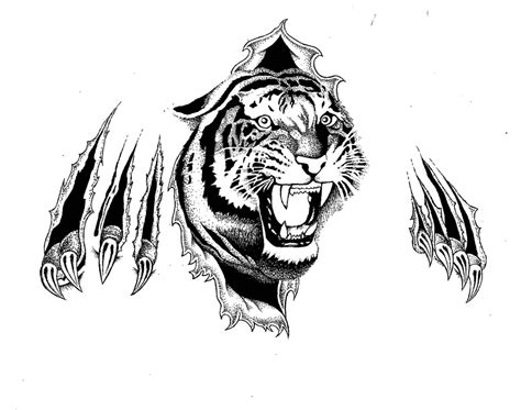 Angry Tiger Tattoo Meaning