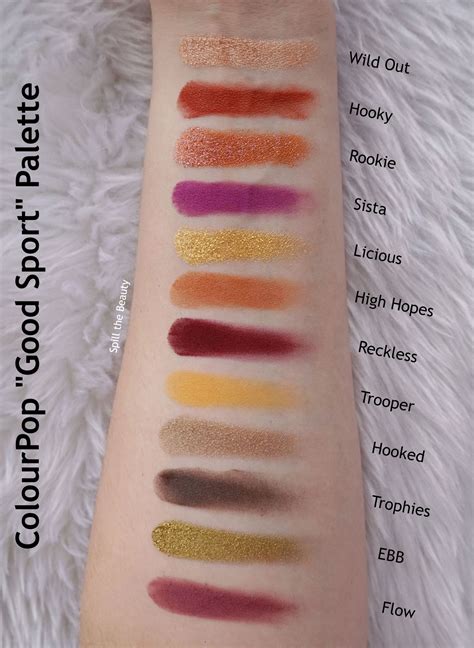 ColourPop "Good Sport" Palette - Review, Swatches, 2 Looks