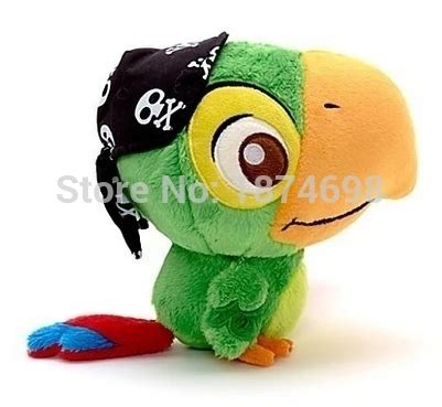 Jake and the Neverland Pirates Skully Plush Toy 14cm Cute Parrot Birds ...