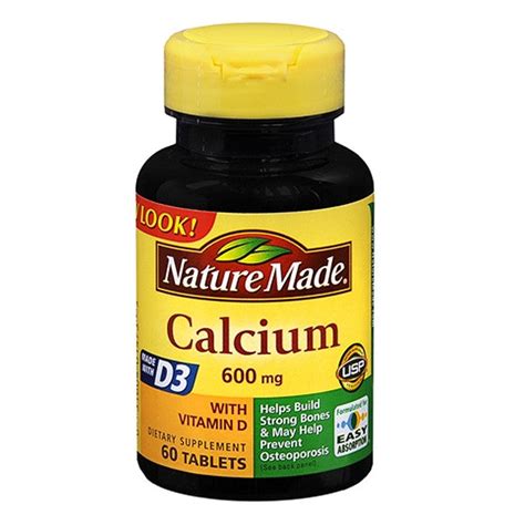 Calcium Supplement with Vitamin D 600mg Tablets – OutpatientMD.com