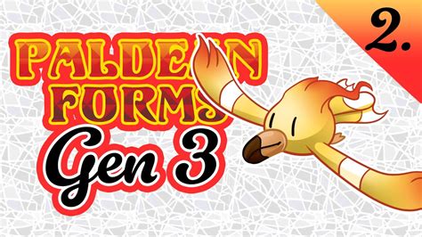 Paldean forms for gen 3 | part 2 - YouTube