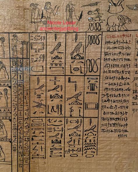 Hieroglyphs, Cursive Hieroglyphs and Hieratic - Ancient Egypt Blog