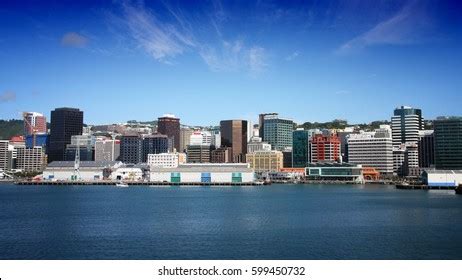 Wellington City Skyline New Zealand Stock Photo 599450732 | Shutterstock