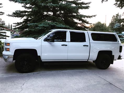 Does anyone have a white 2018 Silverado custom cc with camper shell? - 2014 - 2019 Silverado ...