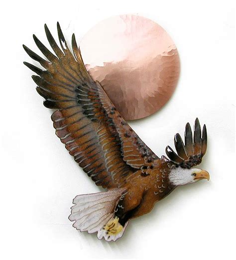 Metal Wall Art Reflective Bald Eagle - agrohort.ipb.ac.id