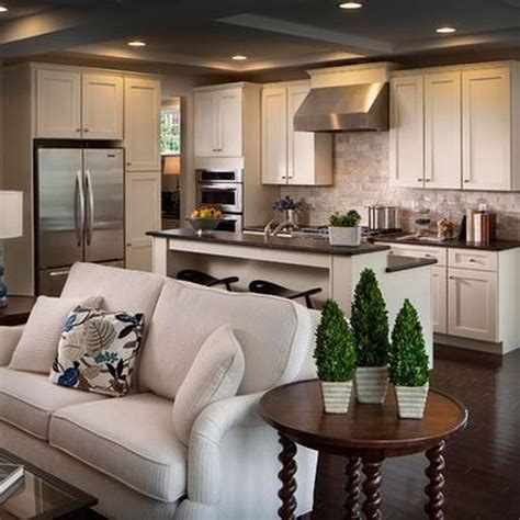 Nice 48 Cozy Open Kitchen Designs Ideas With Living Room. More at ...