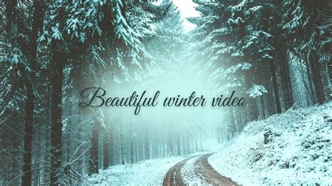 Ambient Relaxing Music | Beautiful winter video - YouTube