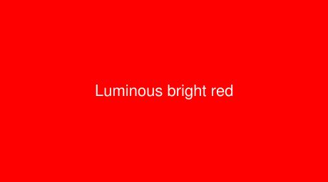 RAL Luminous bright red [RAL 3026] Color in RAL Classic chart