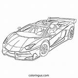 Lamborghini Coloring Pages Free Printable PDF sketch template