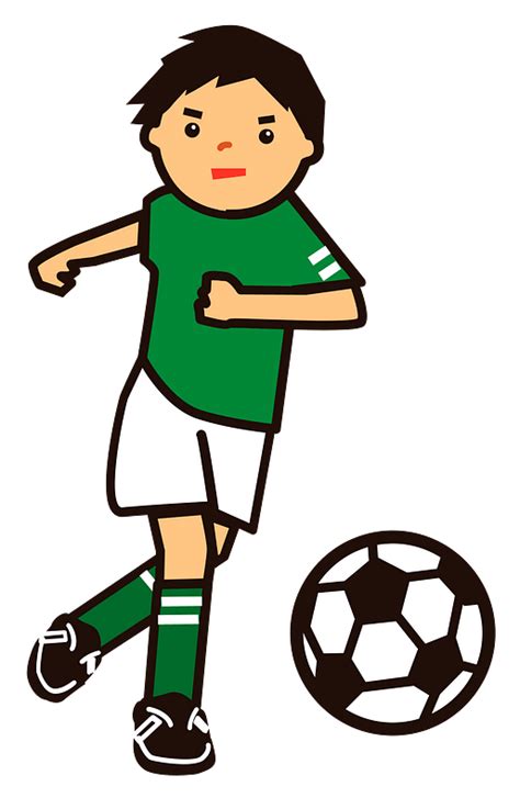 Boy Playing Soccer clipart. Free download transparent .PNG | Creazilla