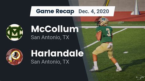 McCollum HS Football Video "Recap: McCollum vs. Harlandale 2020" | MaxPreps