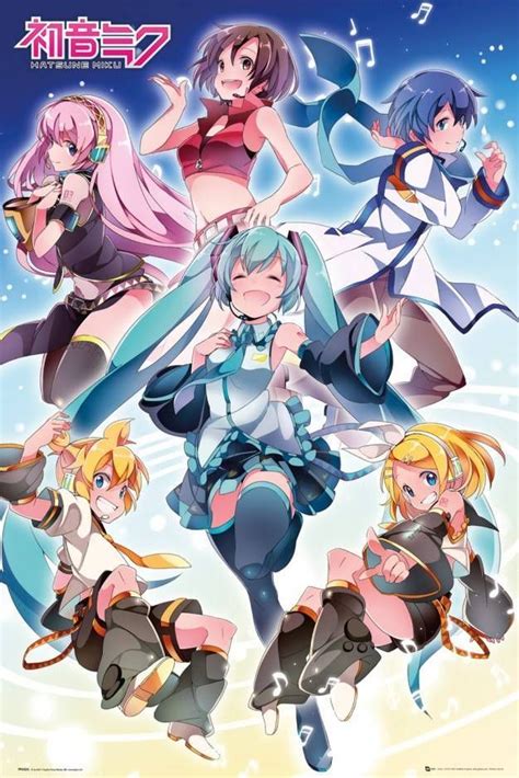 Hatsune Miku Group Maxi Poster | Personagens de anime, Arte anime, Vocaloid