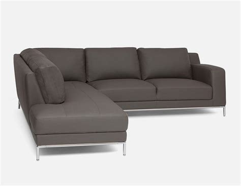 Grey Left-Facing Sectional Sofa | Structube Adrien | Grey sectional ...