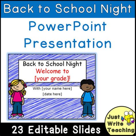 Back to School Night PowerPoint Presentation - Made By Teachers