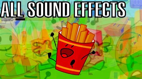 Every BFDI Sound Effect Played At Once!!! - YouTube