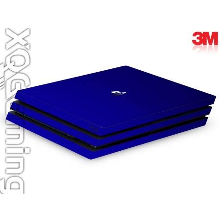 PS4 pro skin Metallic Blue Rapsberry