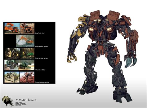 Original Devastator (constructicon combiner) concept art, by Massive Black. | Transformers ...