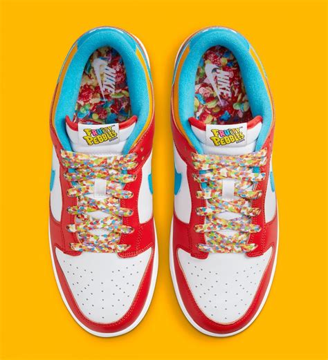 LEBRON X NIKE DUNK LOW FRUITY PEBBLES | OFFICIAL LOOK