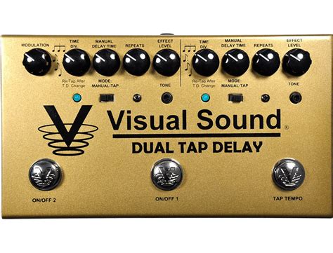 Visual Sound Dual Tap Delay Two-Channel Tap Tempo Delay Pedal Reviews ...