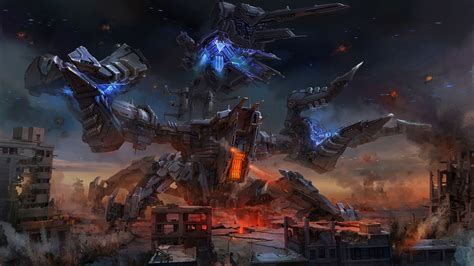 Sci Fi - Battle Wallpaper | Concept art world, Concept art, Fantasy art