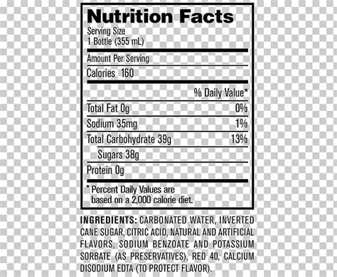 30 Soda Can Nutrition Label - Labels Database 2020