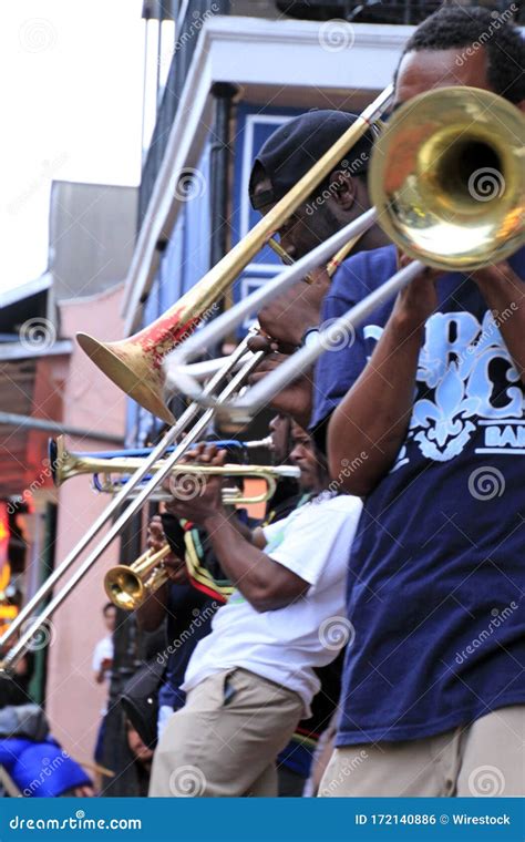 Jazz Musicians Performing in New Orleans, USA Editorial Photo - Image ...