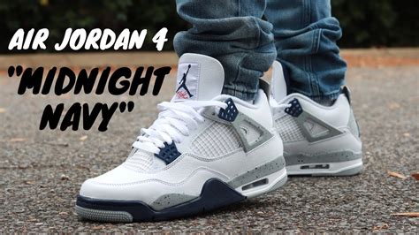 FUTURE CLASSIC!? Air Jordan 4 MIDNIGHT NAVY Review & On Feet - YouTube